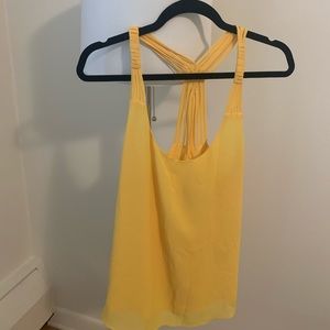Yellow TWIK chic and romantic cami in light voile